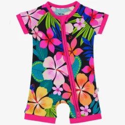 Zippies|Mommy & Me<Little Sleepies Shorty Zippy Jungle Blooms