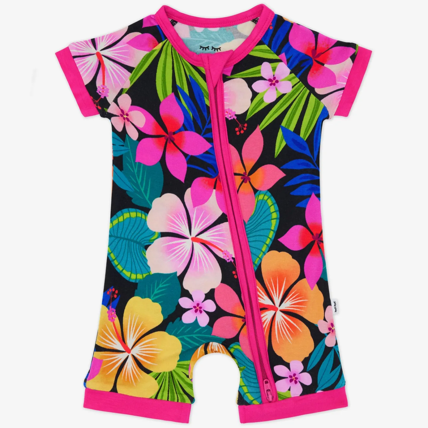 Zippies|Mommy & Me<Little Sleepies Shorty Zippy Jungle Blooms