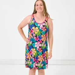 Mommy & Me|Mommy & Me<Little Sleepies Women's Sleeveless Nightgown Jungle Blooms