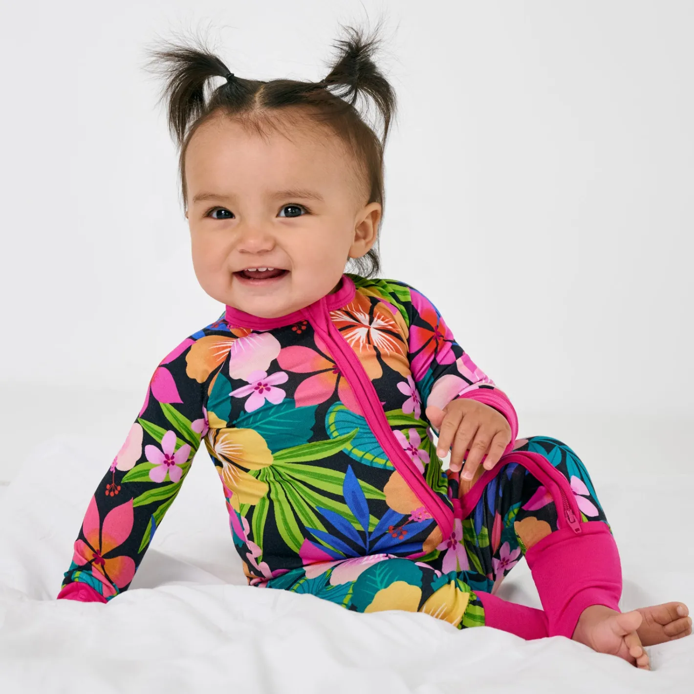 Zippies|Mommy & Me<Little Sleepies Zippy Jungle Blooms