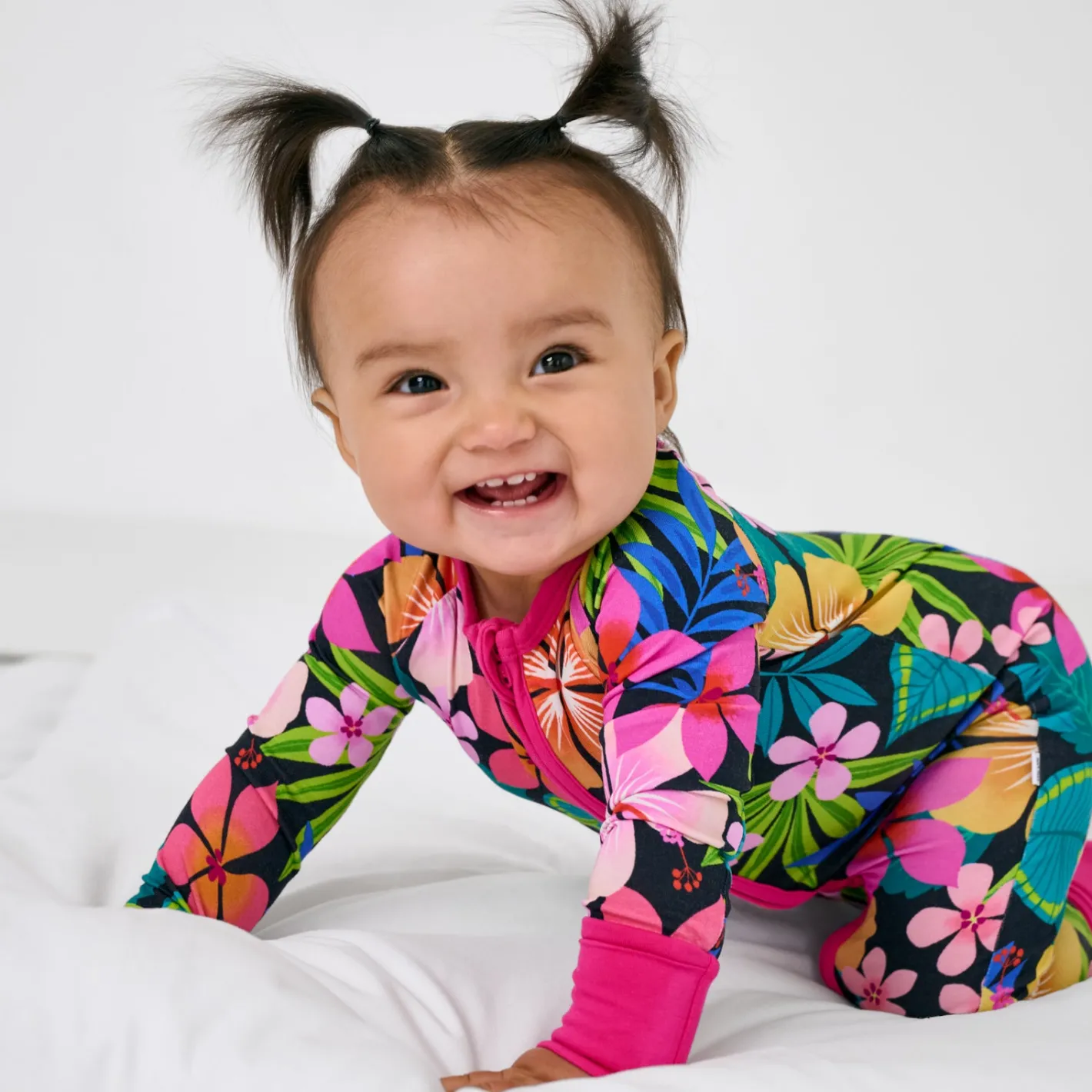 Zippies|Mommy & Me<Little Sleepies Zippy Jungle Blooms
