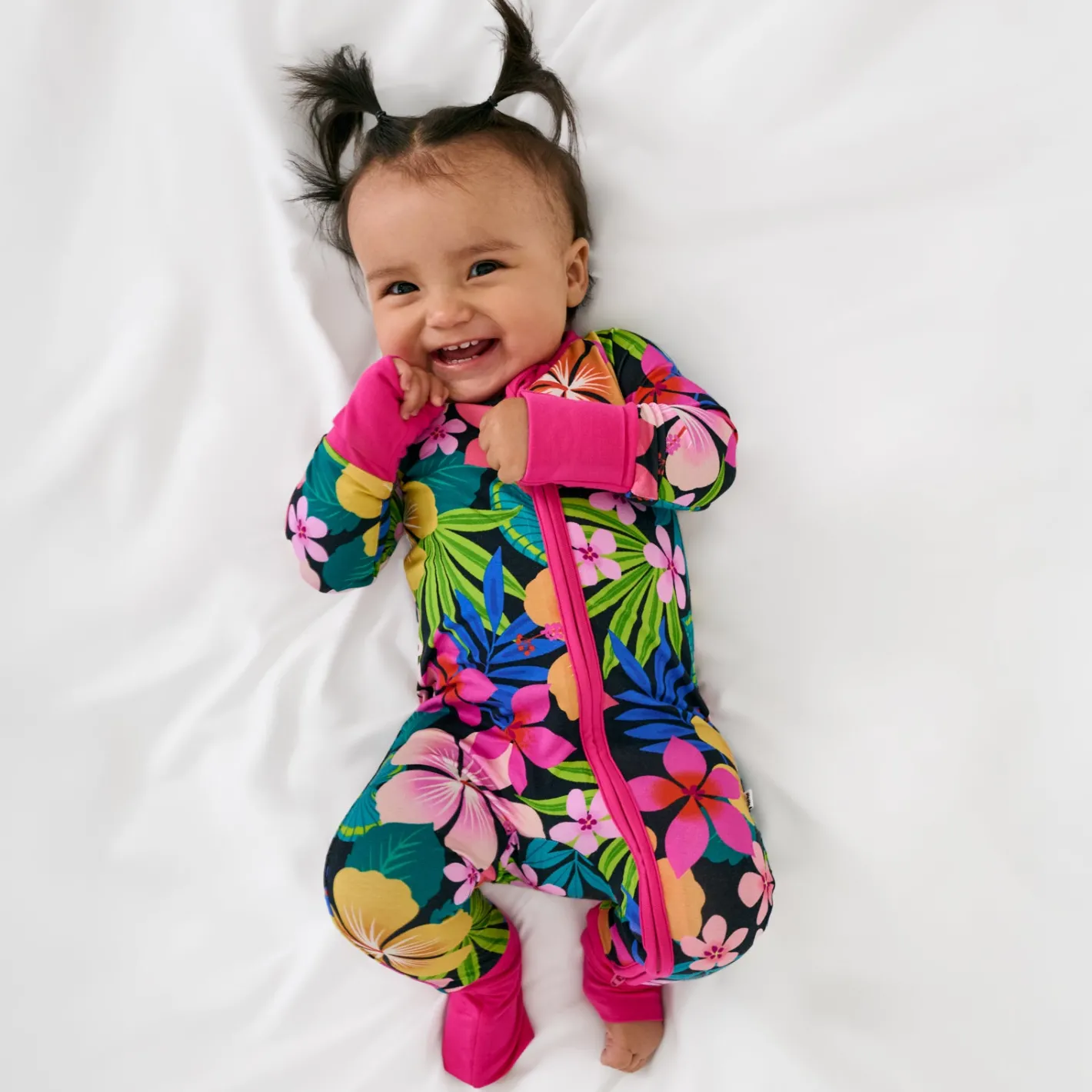 Zippies|Mommy & Me<Little Sleepies Zippy Jungle Blooms