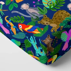 Sheets<Little Sleepies Fitted Crib Sheet Jungle Jam
