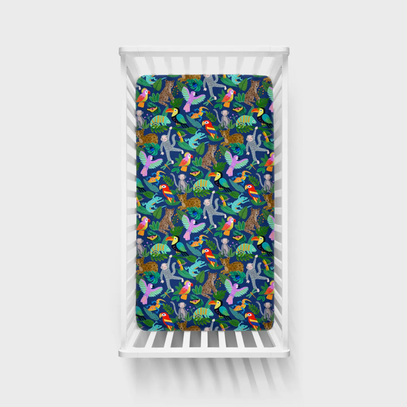 Sheets<Little Sleepies Fitted Crib Sheet Jungle Jam