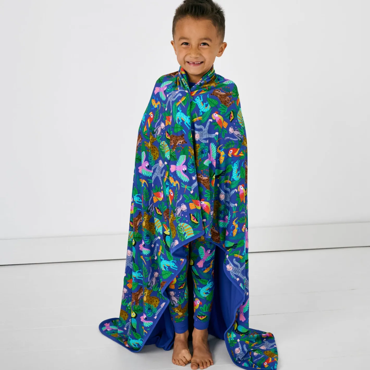 Cloud Blankets|Cloud Blankets<Little Sleepies Large Cloud Blanket® Jungle Jam