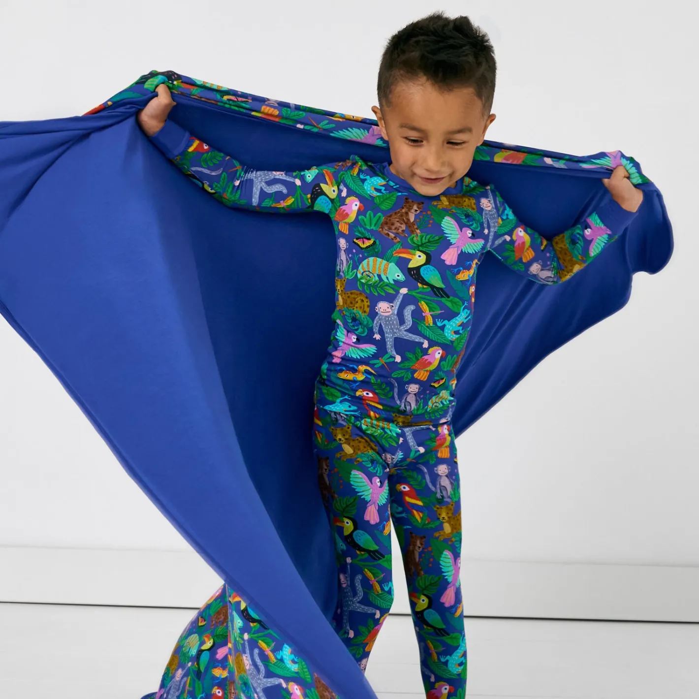 Cloud Blankets|Cloud Blankets<Little Sleepies Large Cloud Blanket® Jungle Jam