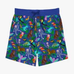 Daddy & Me|Full Family Matching<Little Sleepies Men's Pajama Shorts Jungle Jam