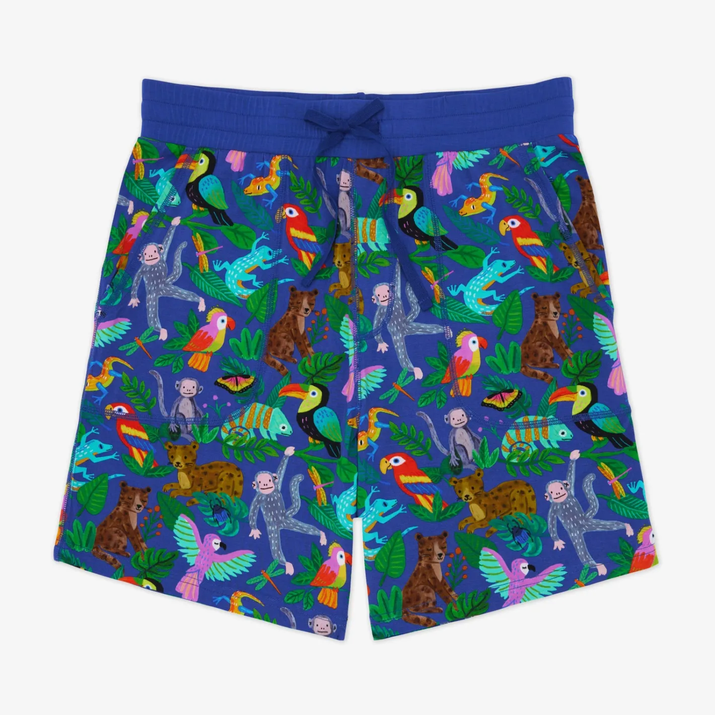 Daddy & Me|Full Family Matching<Little Sleepies Men's Pajama Shorts Jungle Jam