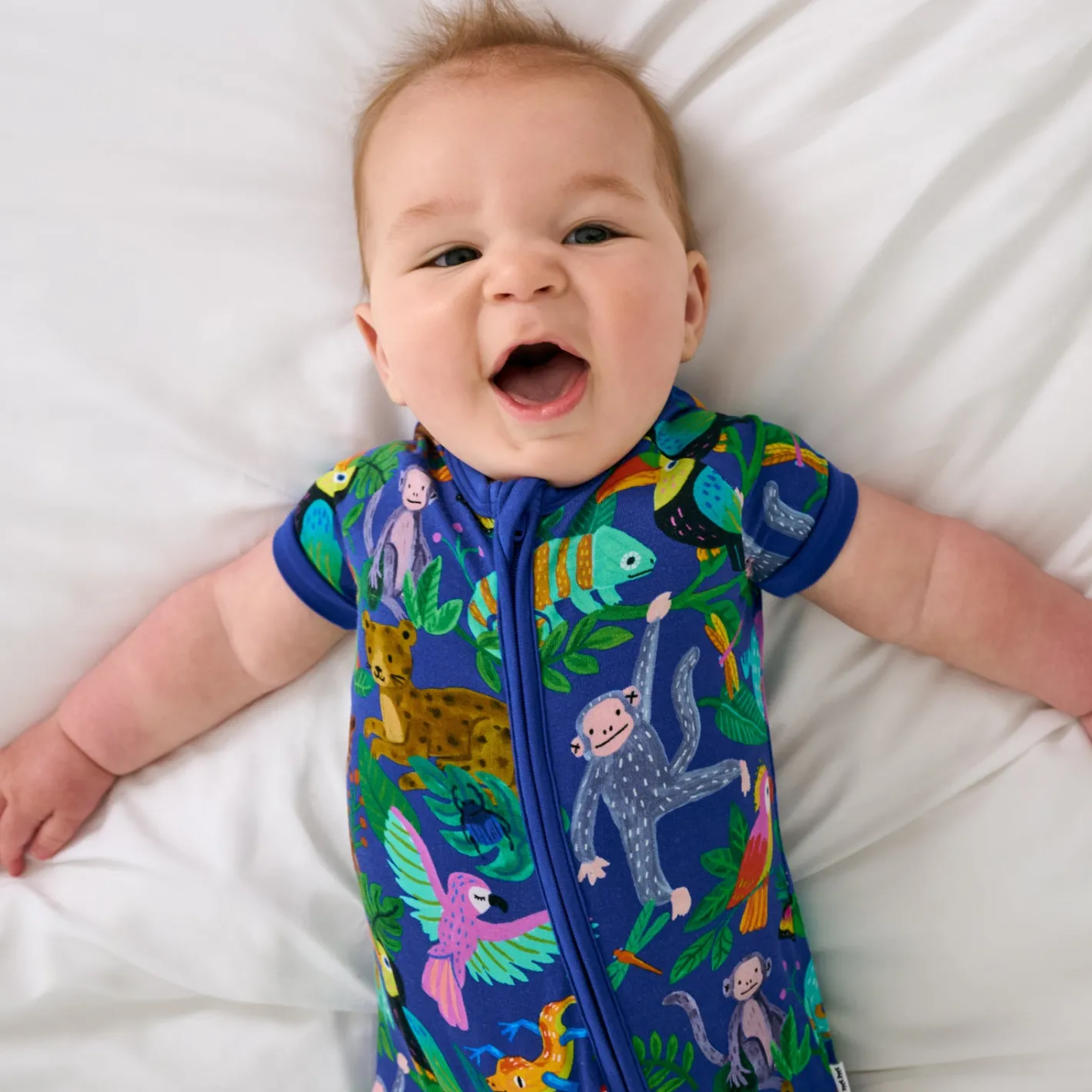 Zippies|Mommy & Me<Little Sleepies Shorty Zippy Jungle Jam