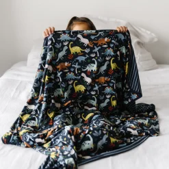 Cloud Blankets|Cloud Blankets<Little Sleepies Large Cloud Blanket® Jurassic Jungle