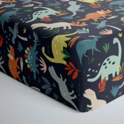 Sheets<Little Sleepies Fitted Crib Sheet Jurassic Jungle
