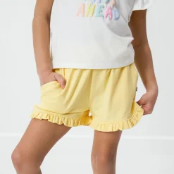 Bottoms|Bottoms<Little Sleepies Ruffle Shorts Lemon Twist