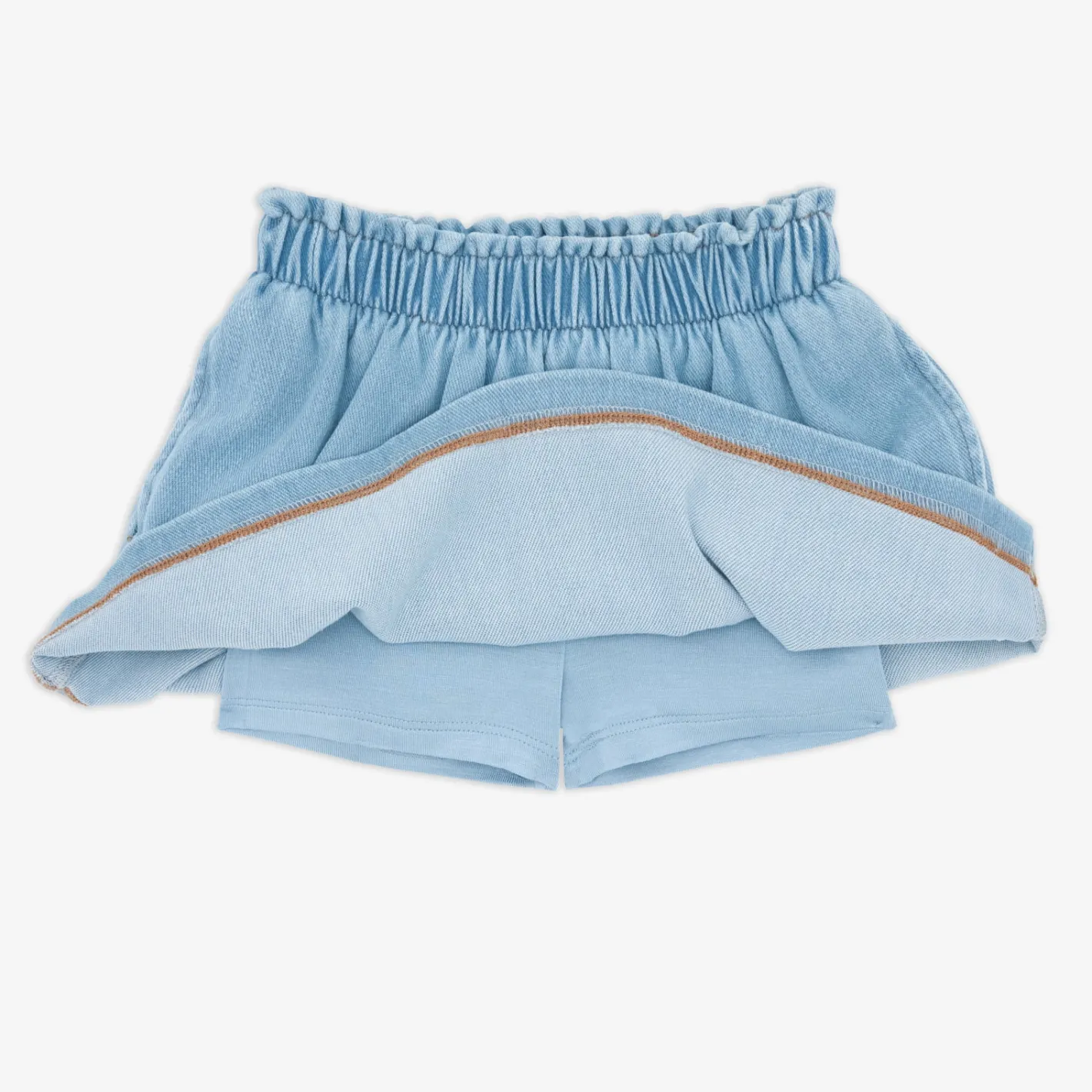 Everyday Essentials|Everyday Essentials<Little Sleepies Denim Skort Light Blue