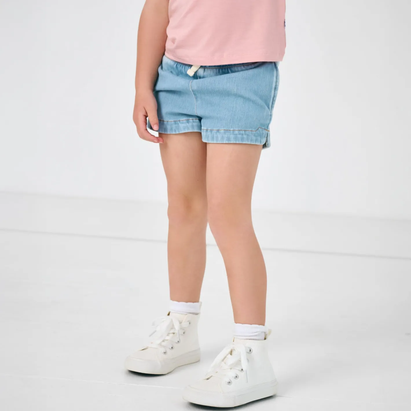 Everyday Essentials|Everyday Essentials<Little Sleepies Denim Shorts Light Blue