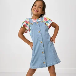 Dresses|Dresses<Little Sleepies Denim Jumper Light Blue