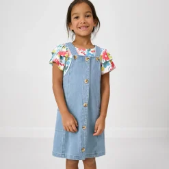 Dresses|Dresses<Little Sleepies Denim Jumper Light Blue
