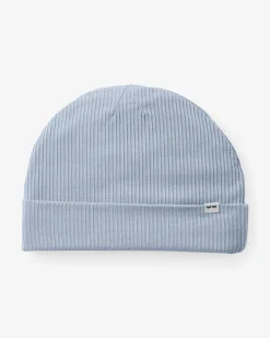 The Newborn Shop|The Newborn Shop<Little Sleepies Ribbed Infant Beanie Light Fog