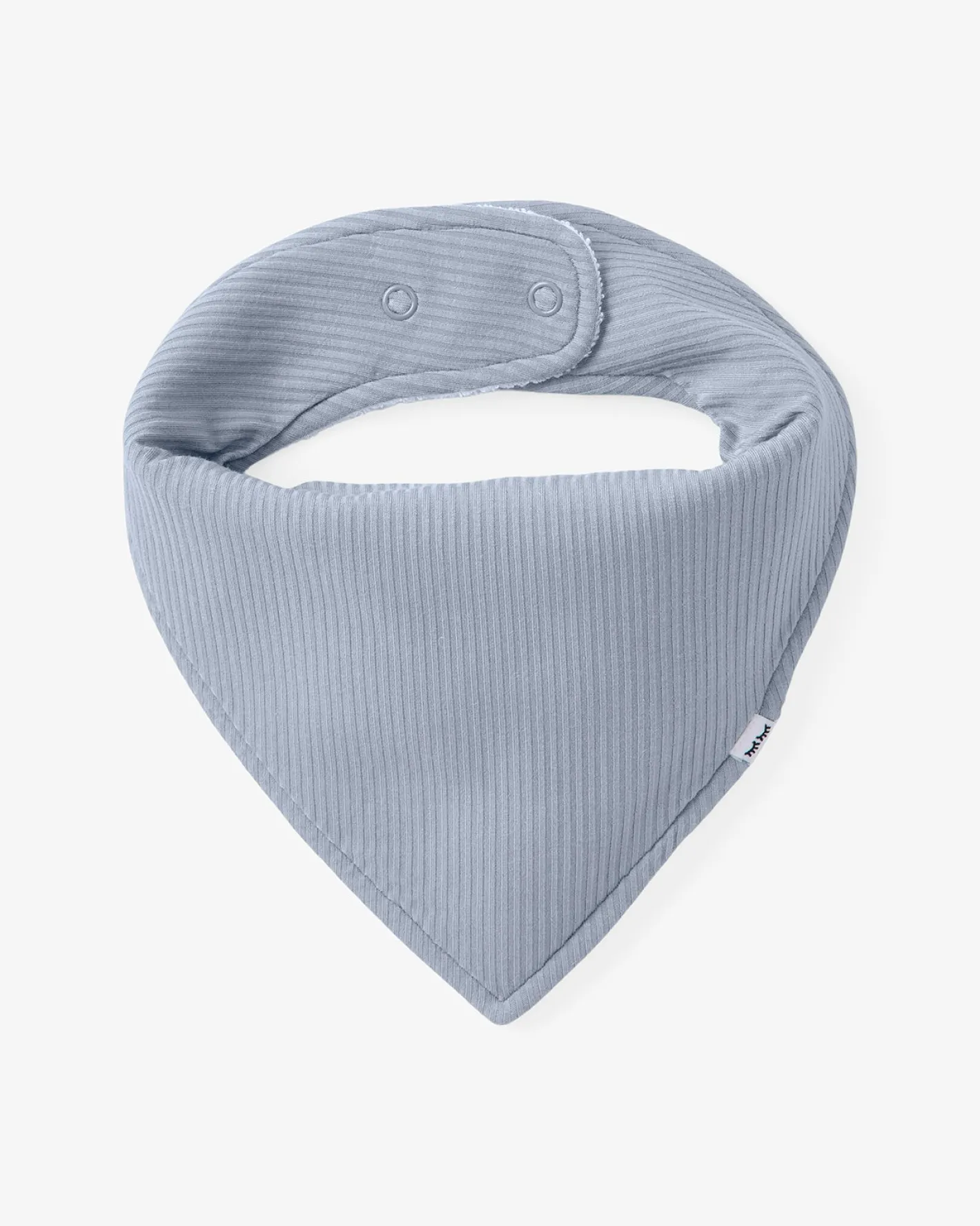 The Newborn Shop|The Newborn Shop<Little Sleepies Ribbed Bandana Bib Light Fog