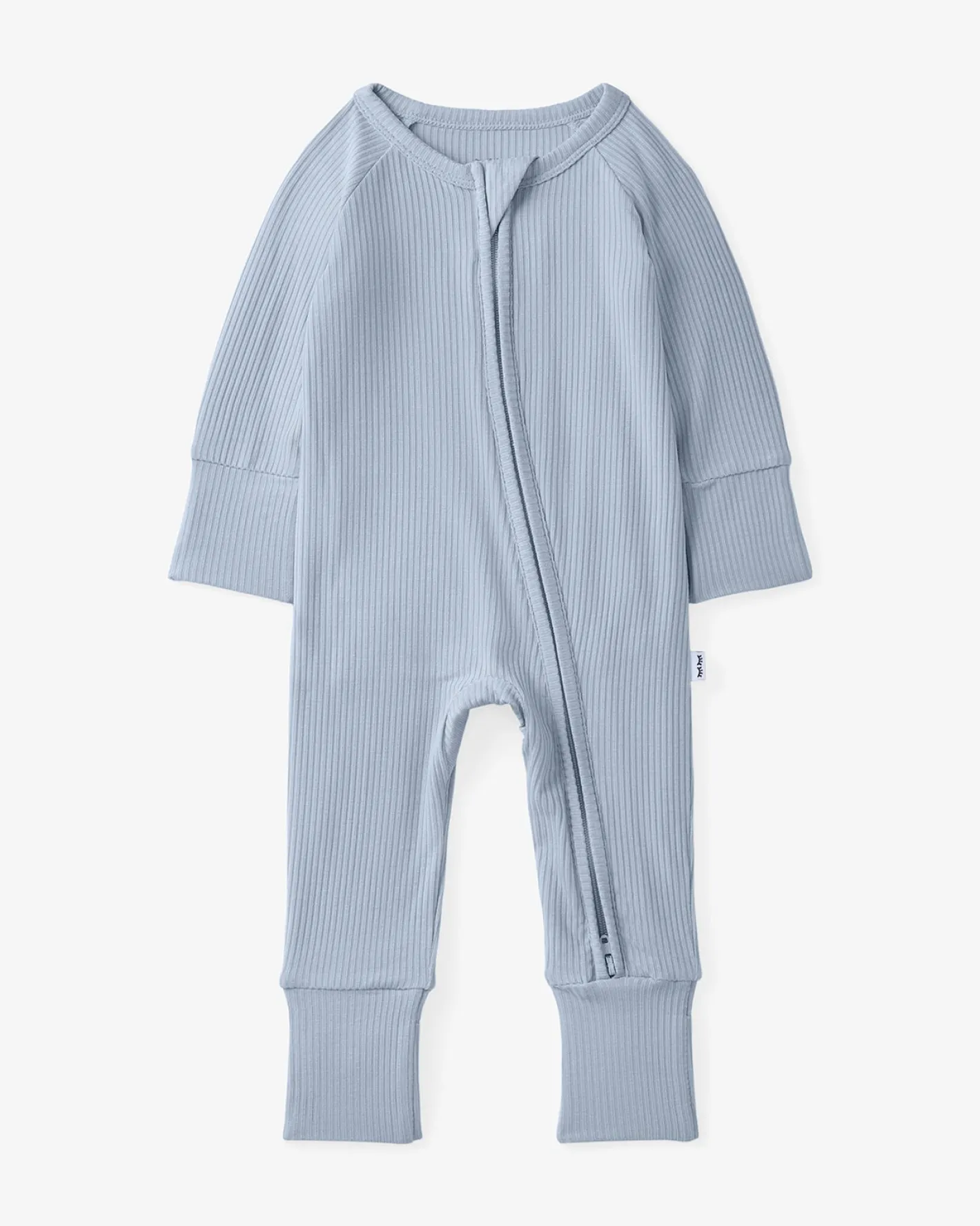 The Newborn Shop|The Newborn Shop<Little Sleepies Ribbed Zippy Light Fog