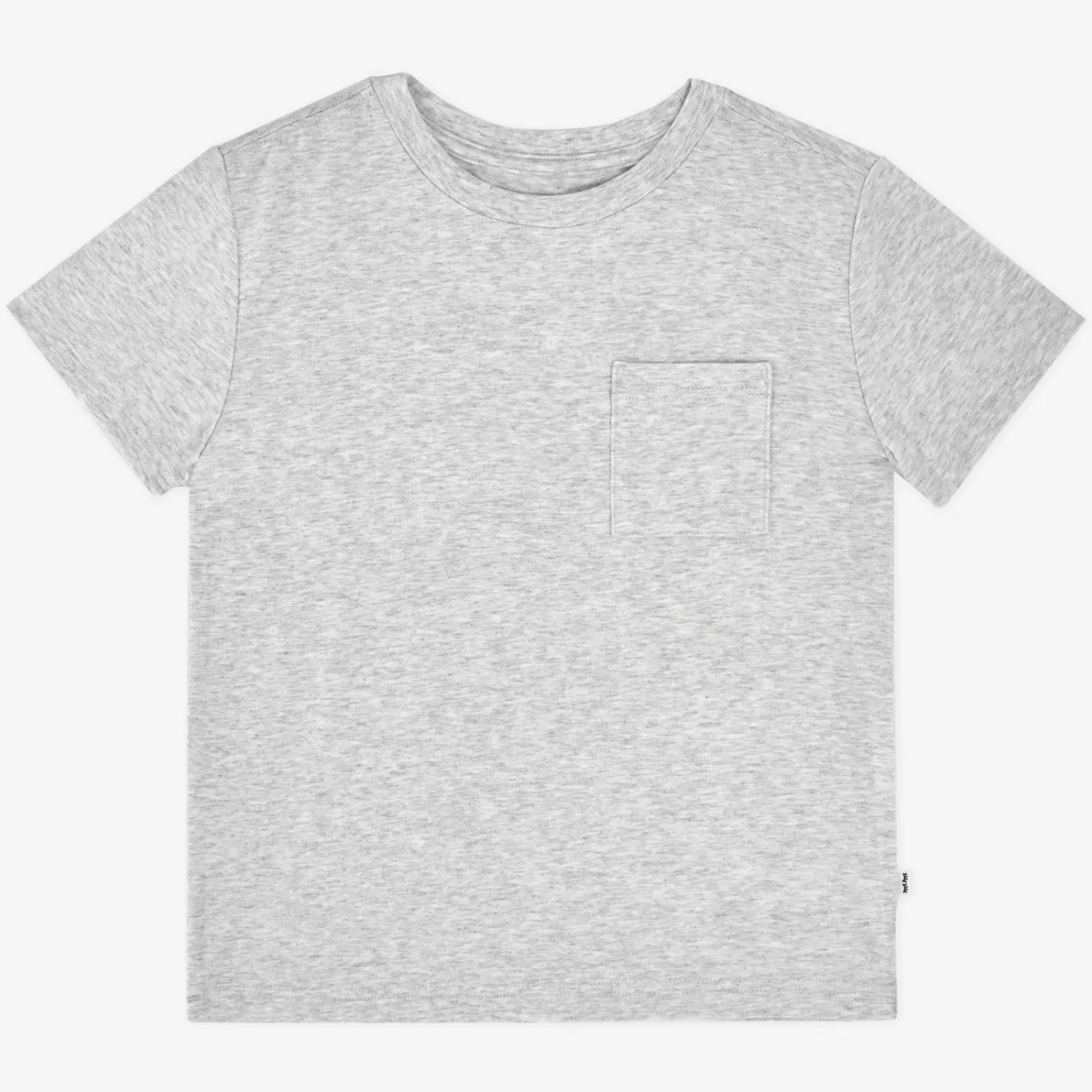 Everyday Essentials|Everyday Essentials<Little Sleepies Relaxed Pocket Tee Light Heather Gray