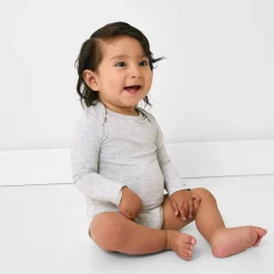 Bamboo Baby Clothes|Everyday Essentials<Little Sleepies Bodysuit Light Heather Gray