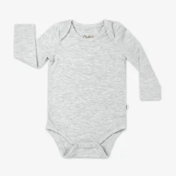 Bamboo Baby Clothes|Everyday Essentials<Little Sleepies Bodysuit Light Heather Gray