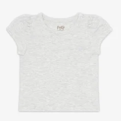 Everyday Essentials|Everyday Essentials<Little Sleepies Puff Sleeve Tee Light Heather Gray