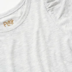 Everyday Essentials|Everyday Essentials<Little Sleepies Puff Sleeve Tee Light Heather Gray