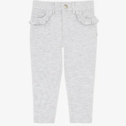 Bottoms|Bottoms<Little Sleepies Ruffle Heart Pocket Pants Light Heather Gray