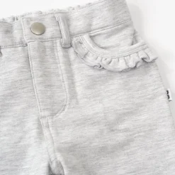 Bottoms|Bottoms<Little Sleepies Ruffle Heart Pocket Pants Light Heather Gray