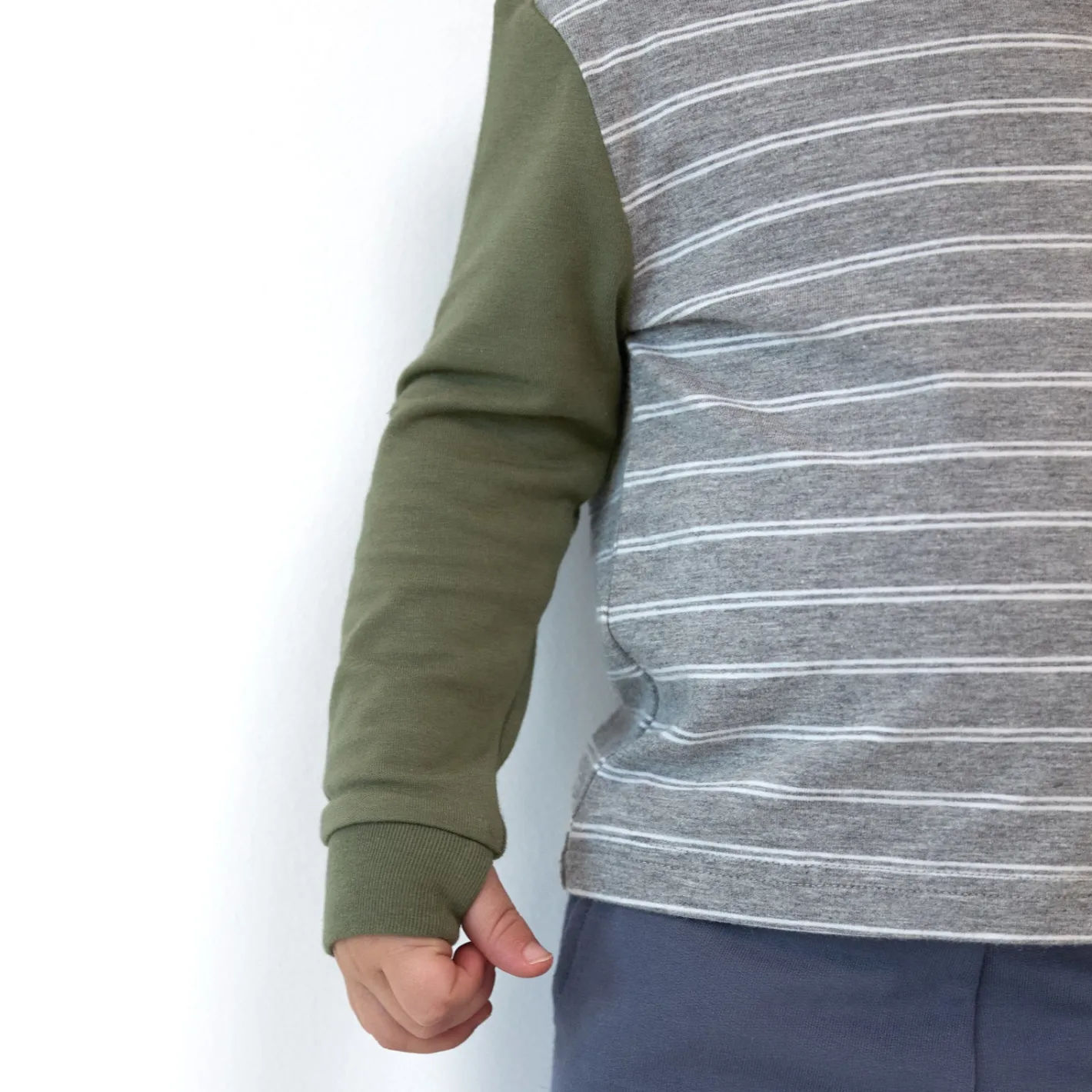 Tops & Tees|Tops & Tees<Little Sleepies Relaxed Hooded Tee Light Heather Gray Stripes