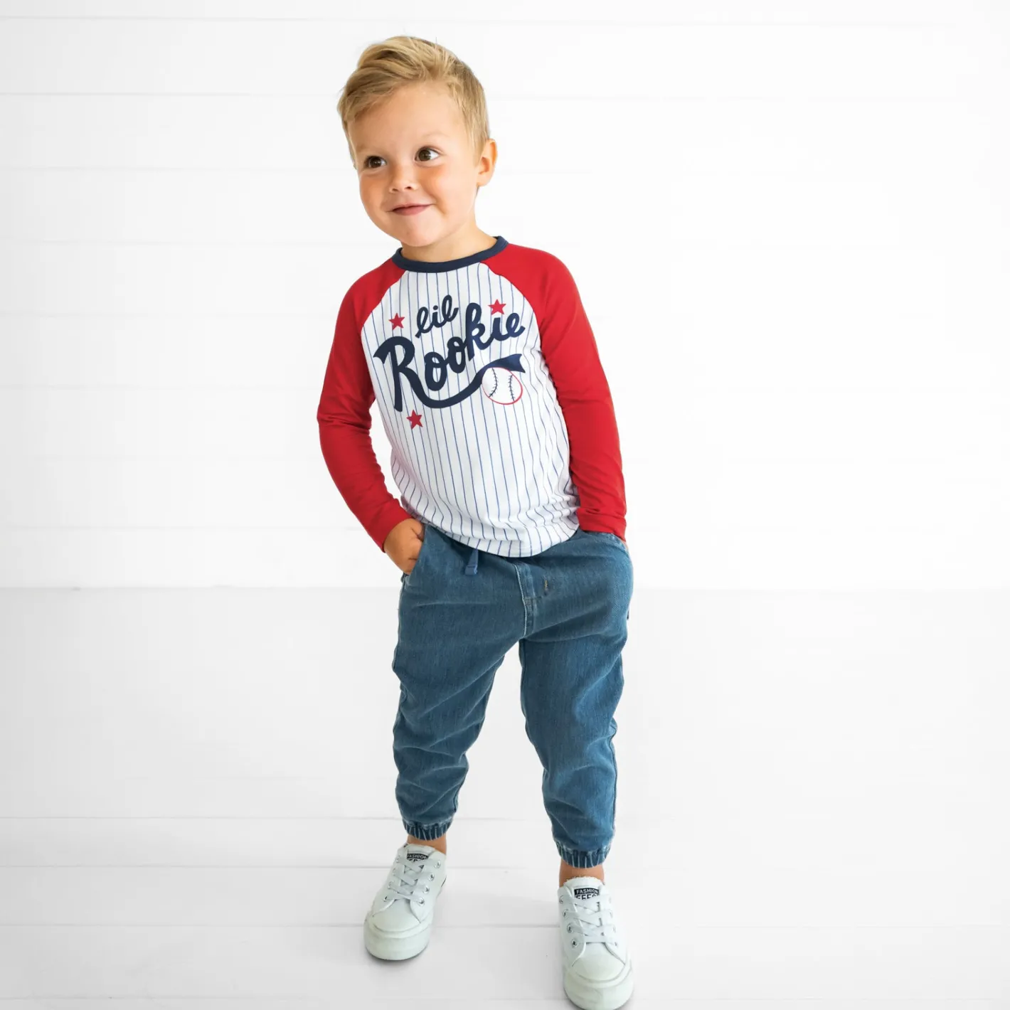 Tops & Tees|Tops & Tees<Little Sleepies Raglan Tee Lil Rookie