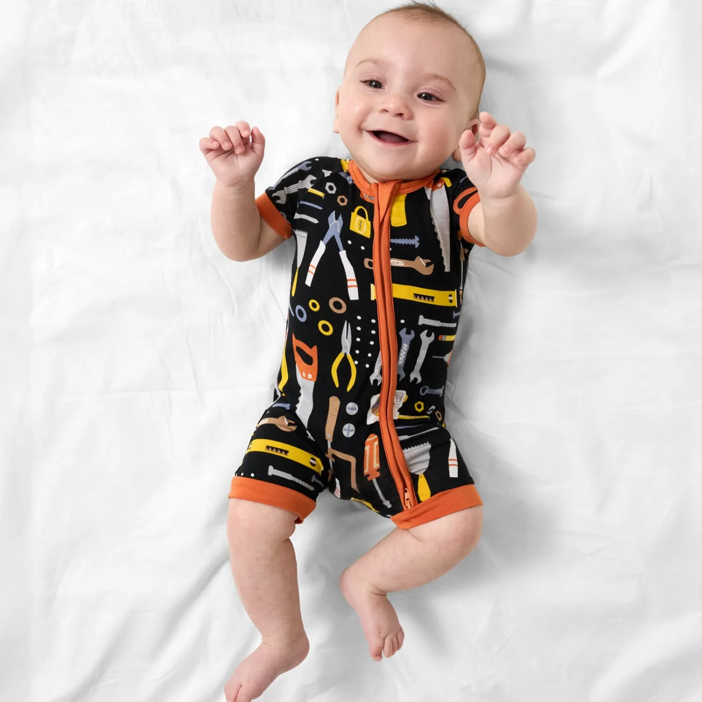 Zippies|Mommy & Me<Little Sleepies Shorty Zippy Little Builders