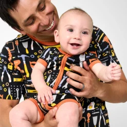 Zippies|Mommy & Me<Little Sleepies Shorty Zippy Little Builders