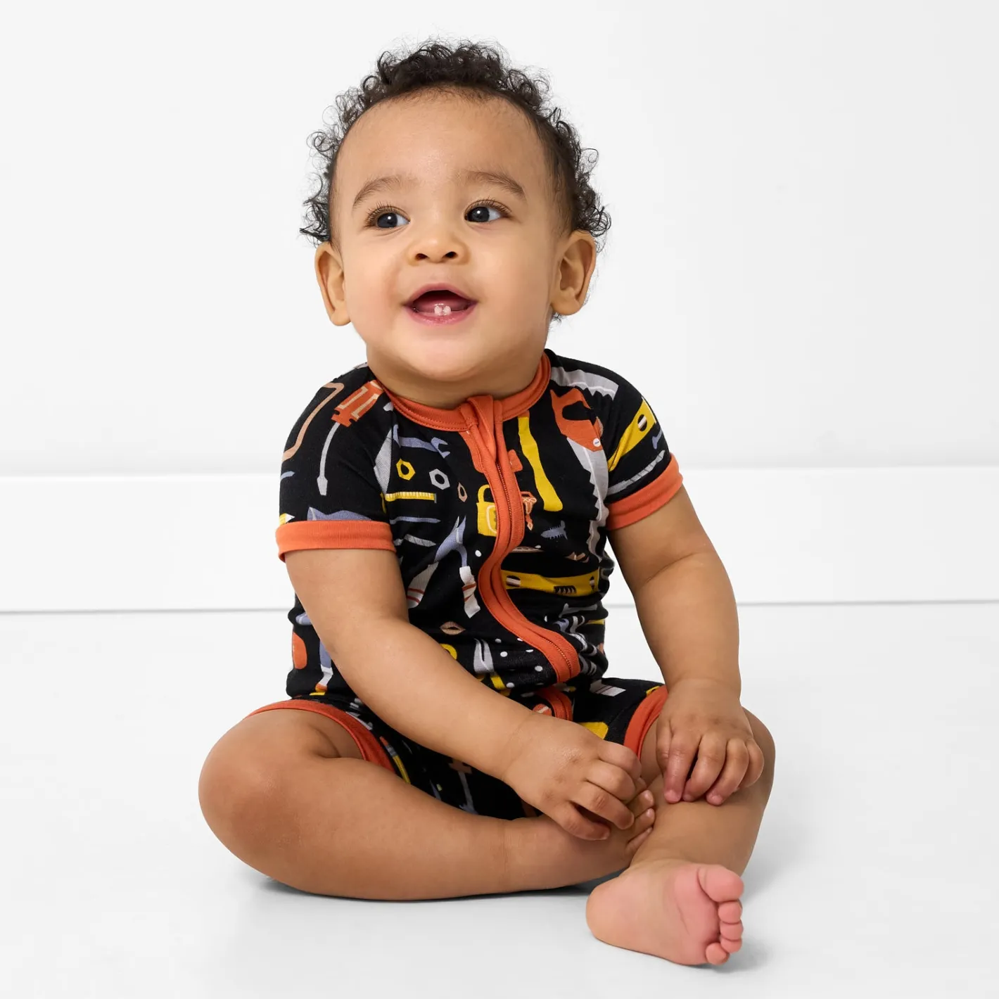 Zippies|Mommy & Me<Little Sleepies Shorty Zippy Little Builders