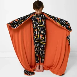 Cloud Blankets|Cloud Blankets<Little Sleepies Large Cloud Blanket® Little Builders