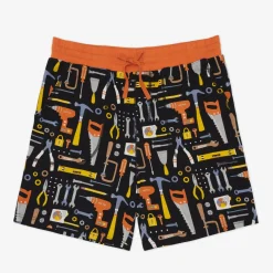 Daddy & Me|Full Family Matching<Little Sleepies Men's Pajama Shorts Little Builders