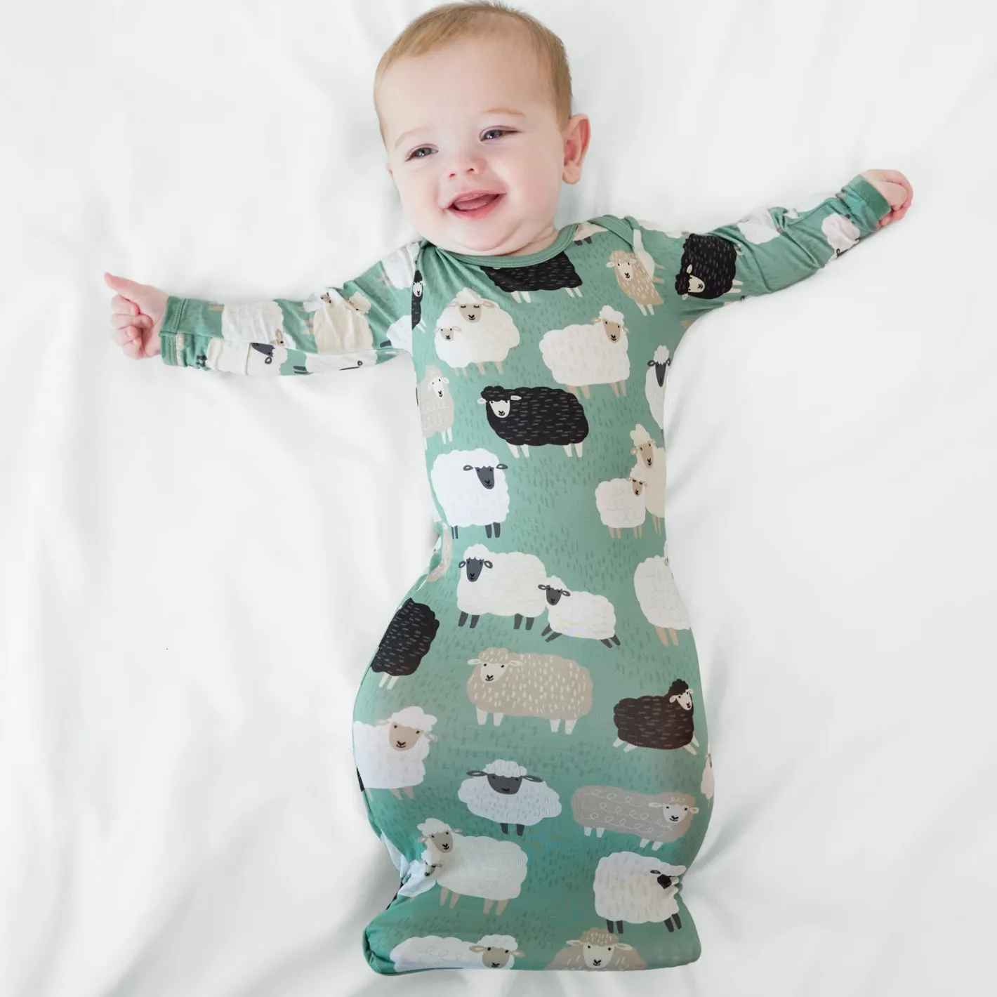 Layette|Infant Gowns<Little Sleepies Infant Gown Little Sheepies