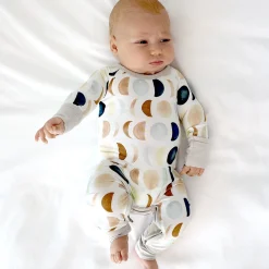Zippies|Mommy & Me<Little Sleepies Crescent Zippy Luna Neutral