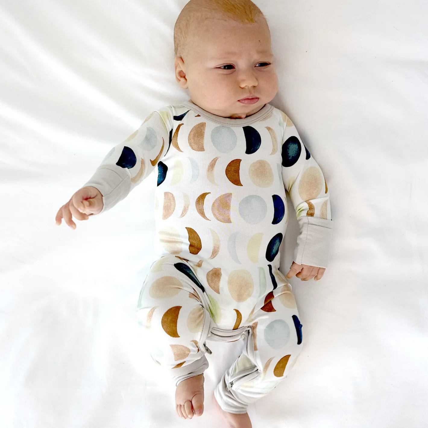 Zippies|Mommy & Me<Little Sleepies Crescent Zippy Luna Neutral