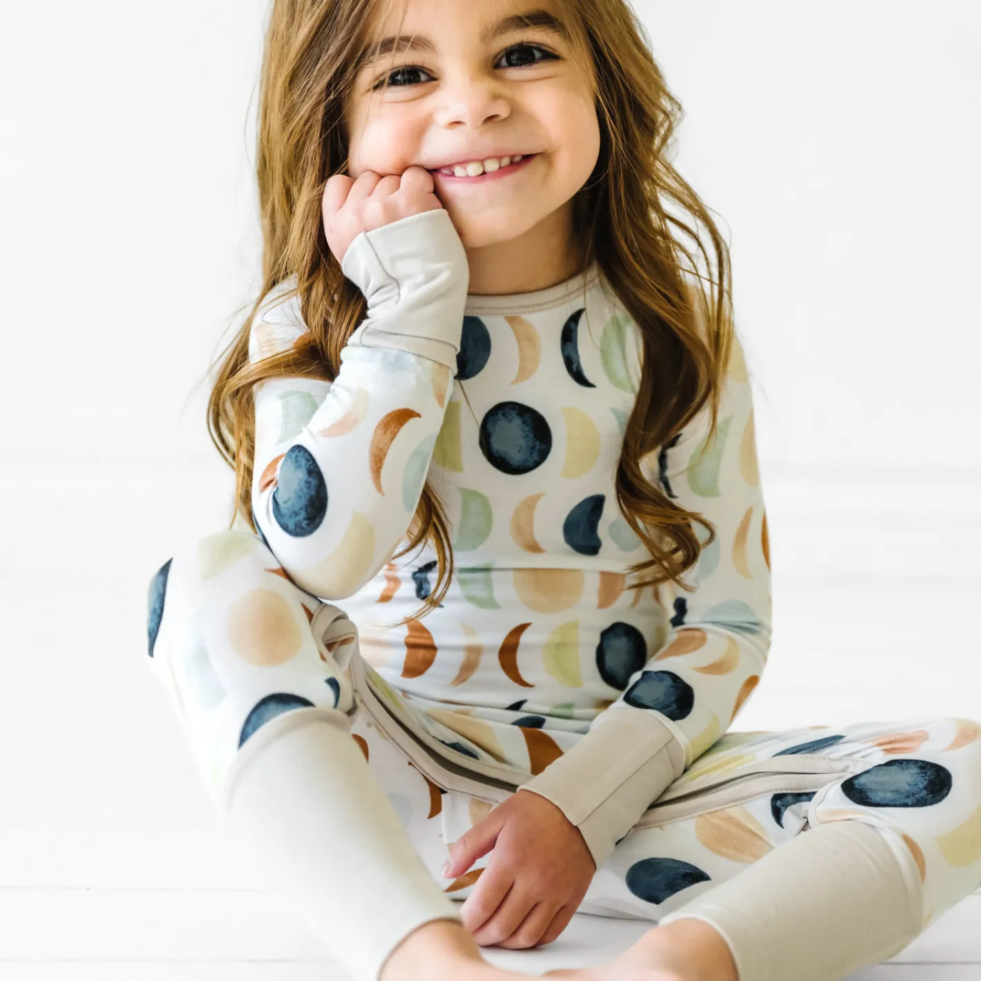 Zippies|Mommy & Me<Little Sleepies Crescent Zippy Luna Neutral