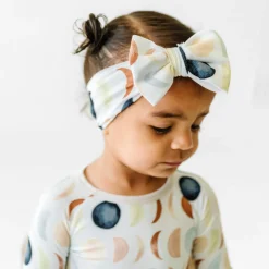 Hats & Headbands<Little Sleepies Luxe Bow Headband Luna Neutral