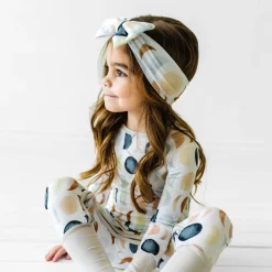 Hats & Headbands<Little Sleepies Luxe Bow Headband Luna Neutral