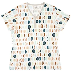 Mommy & Me|Mommy & Me<Little Sleepies Women's Short Sleeve Pajama Top Luna Neutral