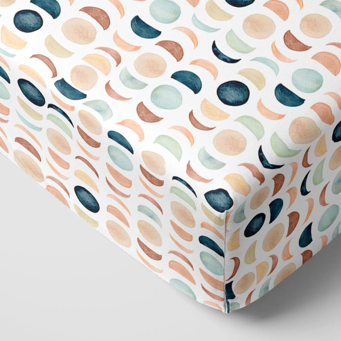 Sheets<Little Sleepies Fitted Crib Sheet Luna Neutral