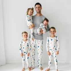 Daddy & Me|Full Family Matching<Little Sleepies Men's Pajama Pants Luna Neutral