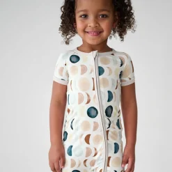 Zippies|Mommy & Me<Little Sleepies Shorty Zippy Luna Neutral