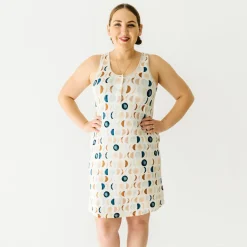 Mommy & Me|Mommy & Me<Little Sleepies Women's Sleeveless Nightgown Luna Neutral