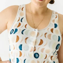 Mommy & Me|Mommy & Me<Little Sleepies Women's Sleeveless Nightgown Luna Neutral