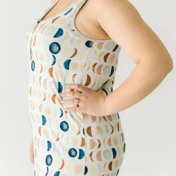 Mommy & Me|Mommy & Me<Little Sleepies Women's Sleeveless Nightgown Luna Neutral